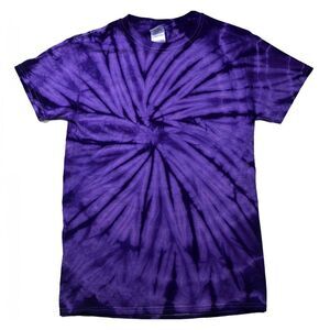Colortone Adults Unisex Tonal Spider Shirt Sleeve T-Shirt / Spider Purple